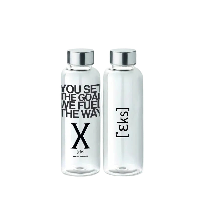 [ˈƐks] Wasserflasche (rPET) 500ML